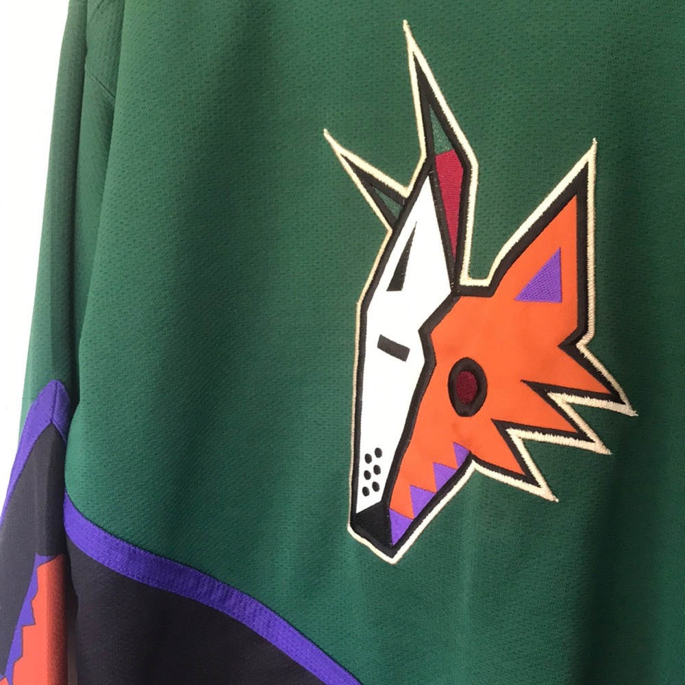 STARTER Phoenix Coyotes NHL jersey L/XL vintage 90s - Picture 4 of 7